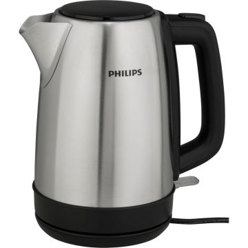 Philips HD 9350/90 elektriskā tējkanna, nerūsējošais tērauds, melna, 1.7L, 2200W