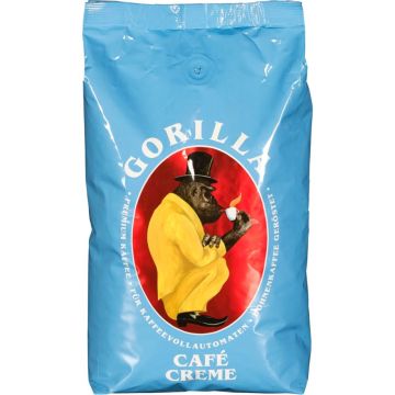 Joerges Gorilla Cafè Creme zilas kafijas pupiņas, 1 kg