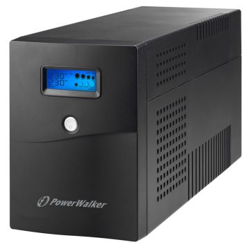 PowerWalker UPS Nepārtrauktās barošanas bloks VI 3000 SCL, 1800W, 8 x Schuko