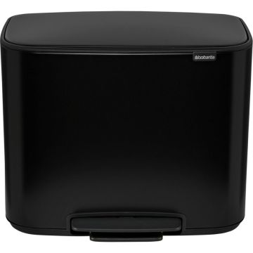 Brabantia Bo 36L pedāļa atkritumu tvertne, melna