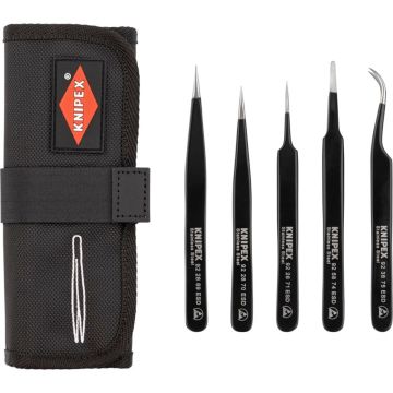 Knipex universālo pincešu komplekts, ESD 5 gab.