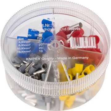 Knipex sortiments izolētu vadu uzmavas