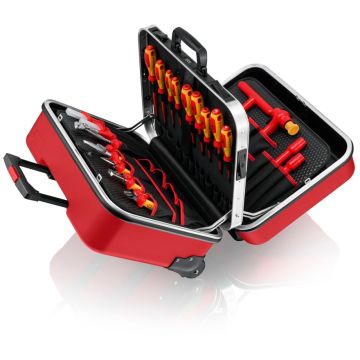 Knipex instrumentu koferis BIG Twin Move RED labākais