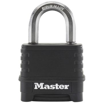 Master Lock kombinētā slēdzene Cinka 56mm melna M178EURDLF