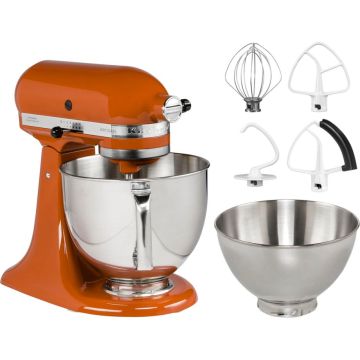 KitchenAid Artisan 5KSM175PSEHY virtuves kombains, 300W, 4,8 l bļoda, 10 uzgaļi, medus