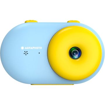 AgfaPhoto Realikids Ūdensizturīga Bērnu Digitālā Fotokamera, 5MP, 2" Ekrāns, HD Video, Zila