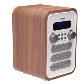 Denver DAB-48 Radio, DAB+/FM, baterijas/AC, balts