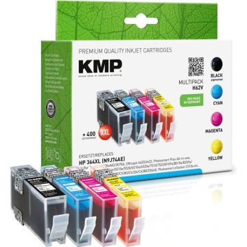 KMP H62V Promo Pack BK/C/M/Y savietojams ar HP No. 364 XL