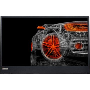 Lenovo ThinkVision M15 mobile Monitor, 15.6", portatīvais monitors, 1920 x 1080 px, 60 Hz, IPS