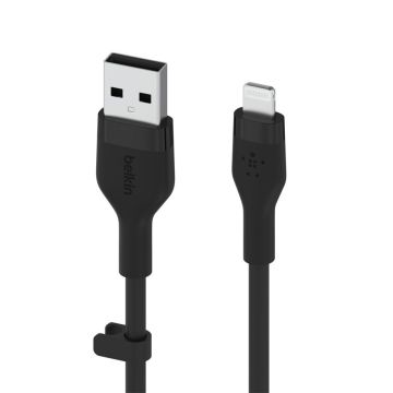 Belkin Flex Lightning/USB-A 1m MFI Sertificēts, melns