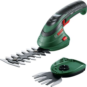 Bosch ISIO 3 akumulatoru zāles šķēres ar 2 asmeņiem zaļas