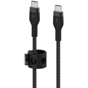 Belkin Flex USB-C/USB-C līdz 60W 1m, melns