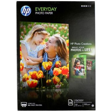 HP foto papīrs glancēts A4 200 g, 25 loksnes Q 5451 A