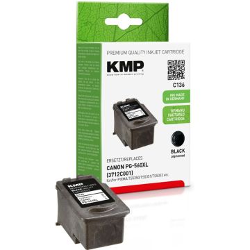 KMP C136 tinte black , kas ir saderīga ar Canon PG-560 XL