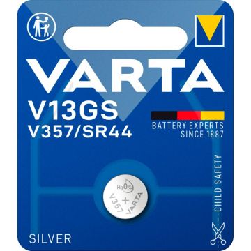 Varta V13GS/V357/SR44 1.55V Sudraba oksīda baterija