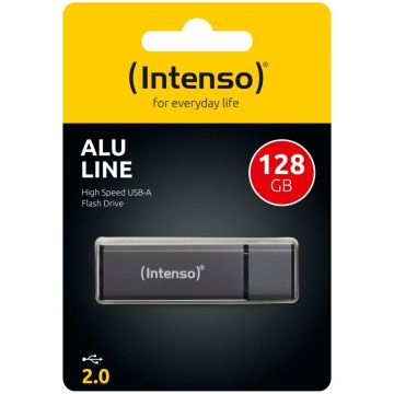 Intenso Alu Line antracīts 128GB USB zibatmiņas karte 2.0