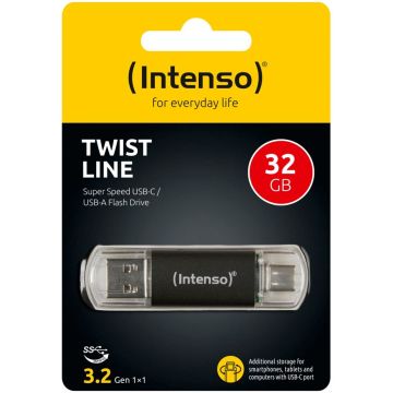 Intenso Twist Line USB-C 32GB USB zibatmiņas karte 3.2