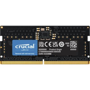 Crucial DDR5-4800 8GB SODIMM CL40 (16Gbit)