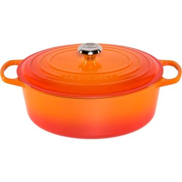 Le Creuset Signature ovāla cepeškrāsns sarkana 33 cm