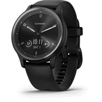 Garmin vivomove Sport hibrīdpulkstenis, 40mm, Melns/Pelēks, 5 dienu akumulators