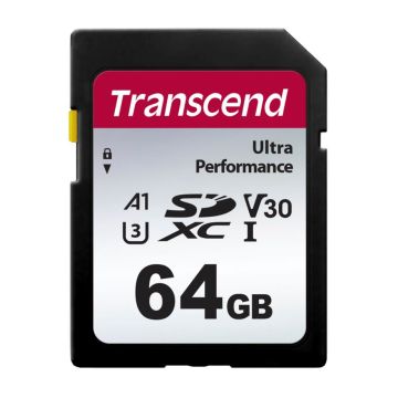 Transcend SDXC 340SD 64GB 10. klases UHS-I U3 A2 A2 V30