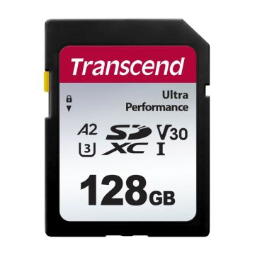 Transcend SDXC 340S 128GB 10. klases UHS-I U3 A2 A2 V30