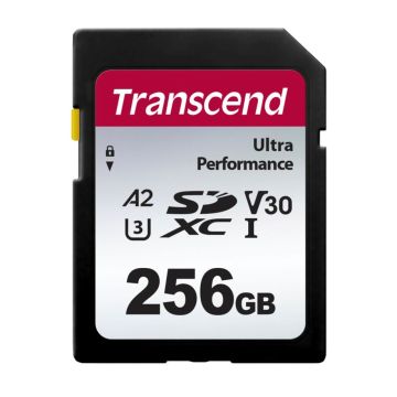 Transcend SDXC 340S 256GB 10 klases UHS-I U3 A2 A2 V30