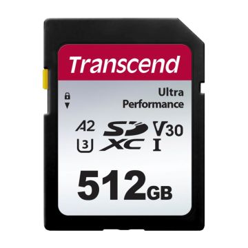 Transcend SDXC 340S 512GB Class 10 UHS-I U3 A2 A2 V30