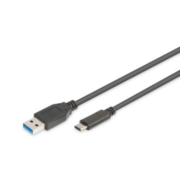 Digitus USB Type-C kabelis 1m Type C uz A 5GB