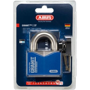 ABUS Granit Piekaramā Slēdzene 37ST/55 55mm 10. Drošības Līmenis