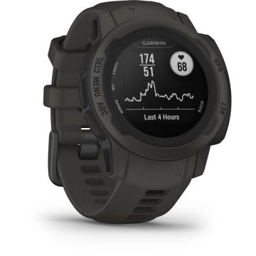 Garmin Instinct 2S kompaktais izturīgais pulkstenis, 40mm, grafīta, 21+ dienu akumulators