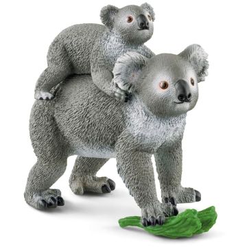 Schleich Wild Life 42566 Koala māte ar mazuli