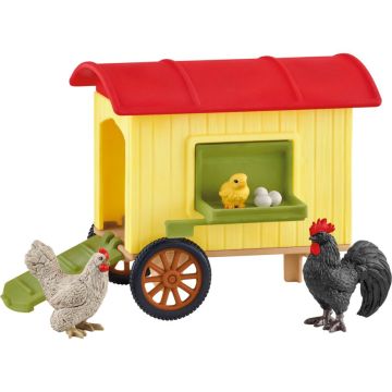 Schleich Farm World 42572 Mobilais vistu kūts