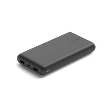 Belkin BOOST Charge Powerbank 20.000mAh 15W USB-A/C, Melns