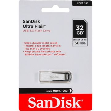 SanDisk Cruzer Ultra Flair 32GB USB 3.0 150MB/s SDCZ73-032G-G46