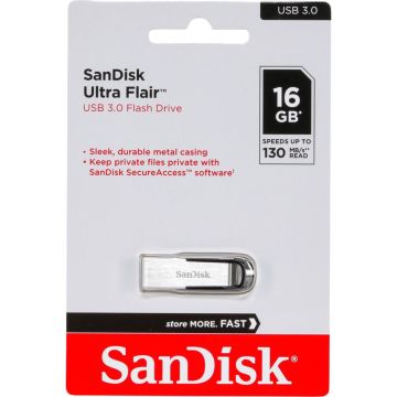 SanDisk Cruzer Ultra Flair 16GB USB 3.0 130MB/s SDCZ73-016G-G46