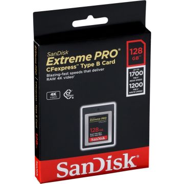 SanDisk CF Express Type 2 128GB Extreme Pro SDCFE-128G-GN4NN