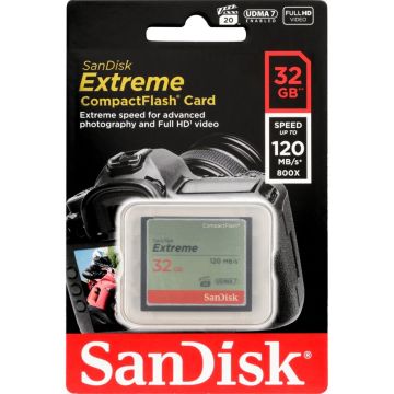 SanDisk Extreme CF 32GB 120MB/s UDMA7 SDCFXSB-032G-G46