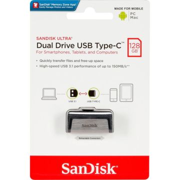 SanDisk Ultra Dual Drive 128GB Type-C USB SDDDC2-128G-G46