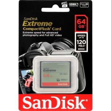 SanDisk Extreme CF 64GB 120MB/s UDMA7 SDCFXSB-064G-G46