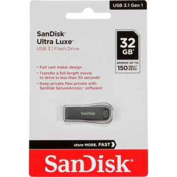 SanDisk Cruzer Ultra Luxe 32GB USB 3.1 150MB/s SDCZ74-032G-G46