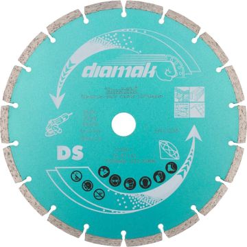 Makita D-61145 DIAMAK dimanta ritenis 230x22,23mm diametrā