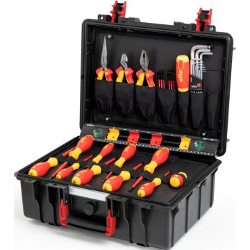 Wiha 9300-70402 Tool Case Basic Set L electric Elektriķu instrumentu komplekts, 39 gab.