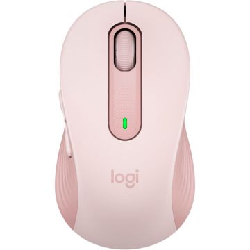 Logitech Signature M650 M bezvadu pele vidēja izmēra SilentTouch tehnoloģija rozā