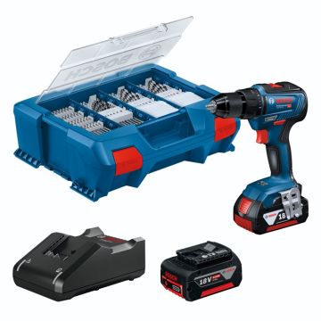 Bosch GSR 18V-55 Professional Pick&Click ar akumulatora urbjmašīnu komplekts