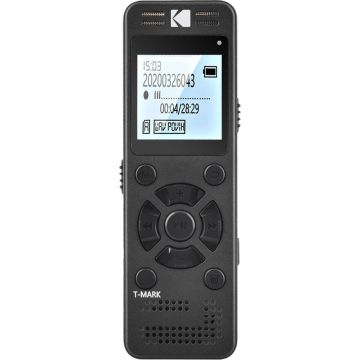 Kodak VRC 350 Diktofons, 8GB atmiņa + microSD atbalsts, MP3/WAV, trokšņu samazināšana