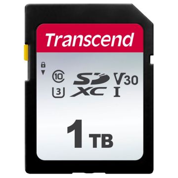 Transcend SDXC 300S 1TB Class 10 UHS-I U3 V30