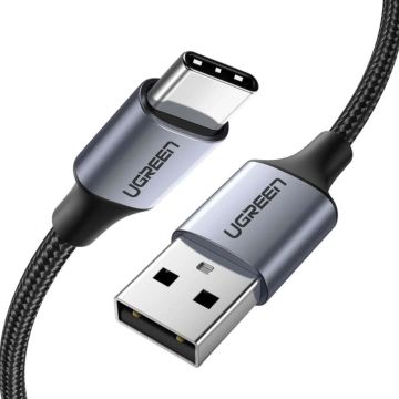 UGREEN USB-C uz USB-A kabelis melns 1M