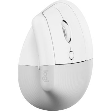 Logitech Lift Ergonomiskā Vertikālā Bezvadu pele, Balta, DPI: 4,000