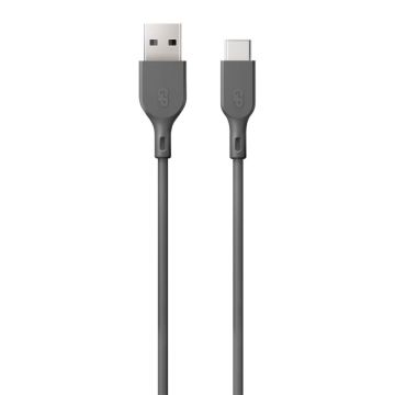 GP CC1N Uzlādes un sinhronizācijas kabelis 1m USB-A/USB-C, 18W, melns